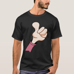 Camiseta Rótulo De Mano Arriba Sí Acepto Buen Trabajo