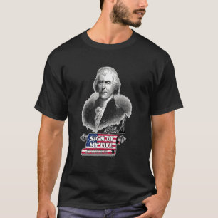 Camiseta Rótulo De Mi Vida Thomas Jefferson 4 De Julio Hola