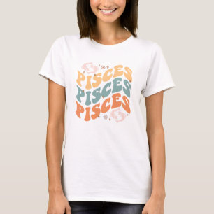 Camiseta Rótulo de Nacimiento de Pisces