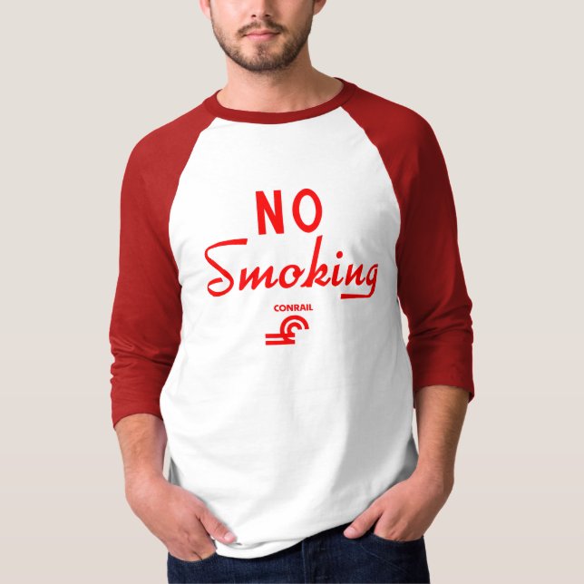Camiseta Rótulo de no fumadores de Conrail (Anverso)
