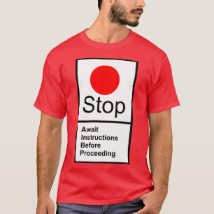 CAMISETA RÓTULO DE PARADA DE FERROCARRIL BRITÁNICO