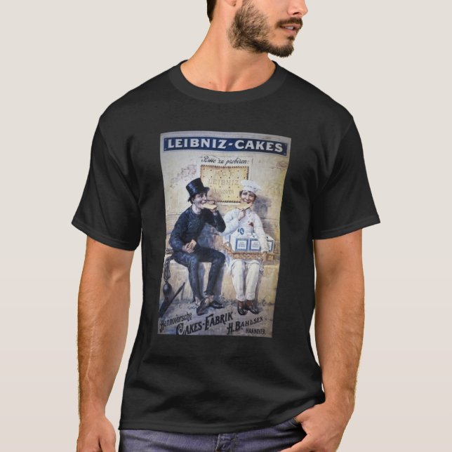 Camiseta Rótulo de pasteles alemanes (Anverso)