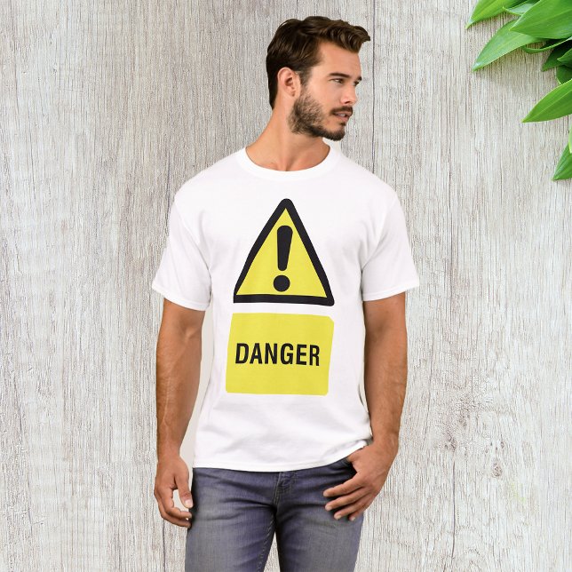 Camiseta Rótulo de peligro amarillo (Subido por el creador)