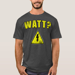 Camiseta Rótulo De Peligro Electricista Vintage
