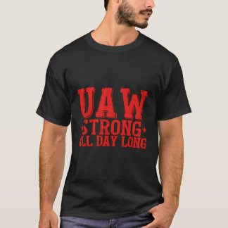 Camiseta Rótulo De Picket De Los Trabajadores Automáticos U