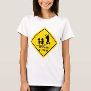 Camiseta Rótulo de producción de Flippin de la madre
