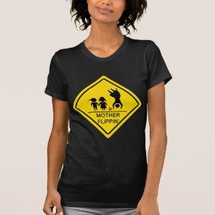 Camiseta Rótulo de producción de Flippin de la madre