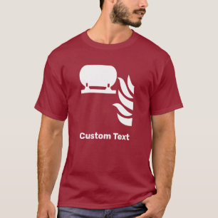 Camiseta Rótulo de seguridad de la instalación de Extinguis