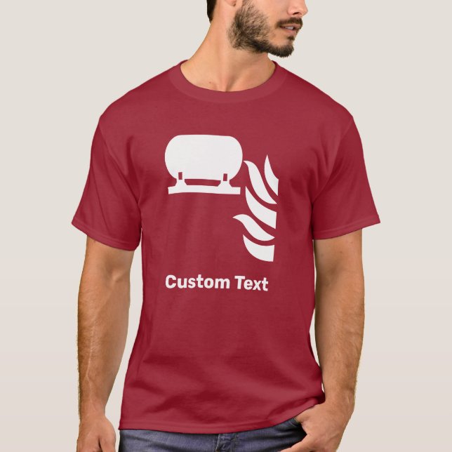 Camiseta Rótulo de seguridad de la instalación de Extinguis (Anverso)