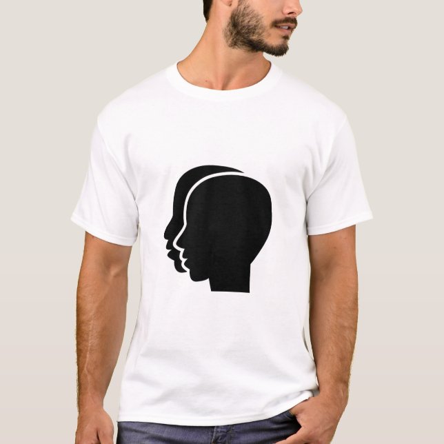 Camiseta Rótulo de símbolo astrológico Gemini 5 (Anverso)