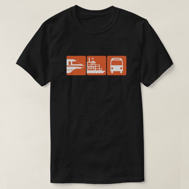 Camiseta Rótulo de símbolos TTC (Diseño del anverso)