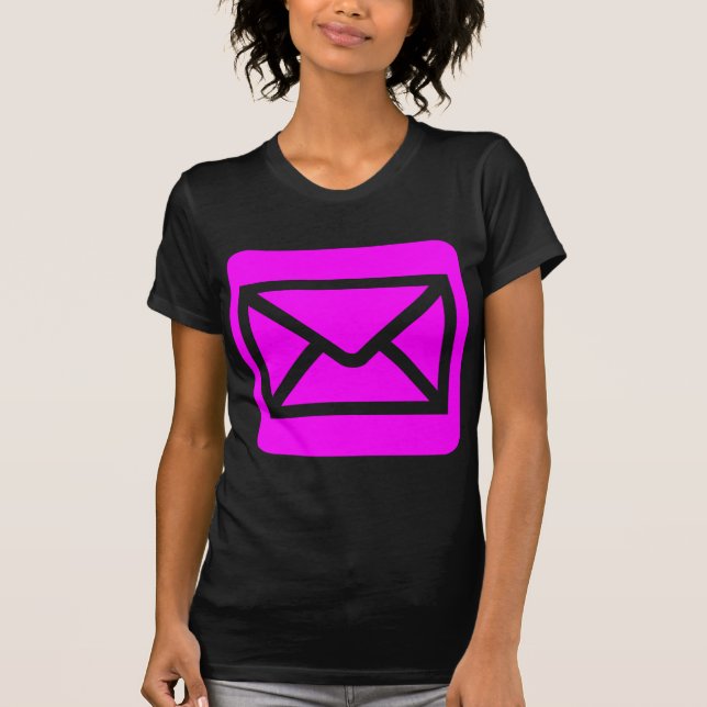 Camiseta Rótulo de sobres - Magenta (Anverso)