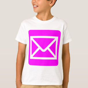Camiseta Rótulo de sobres - Magenta