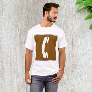 Camiseta Rótulo de telefonía por carretera