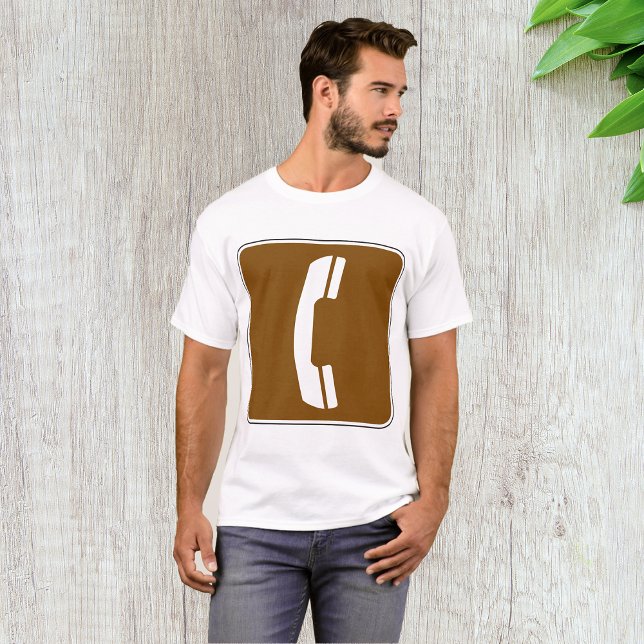 Camiseta Rótulo de telefonía por carretera (Subido por el creador)