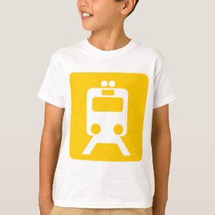 Camiseta Rótulo de trenes -