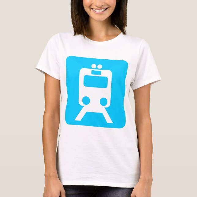 Camiseta Rótulo de trenes - (Anverso)