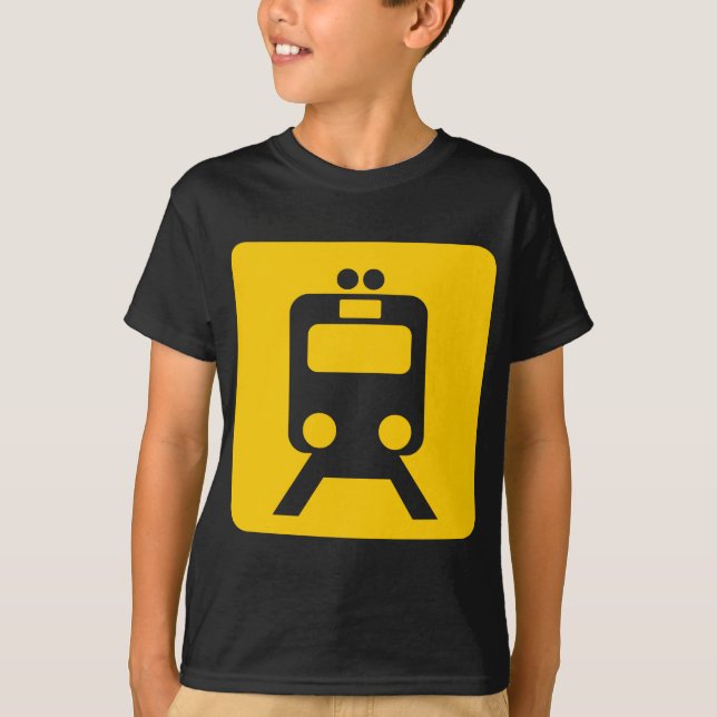 Camiseta Rótulo de trenes - (Anverso)