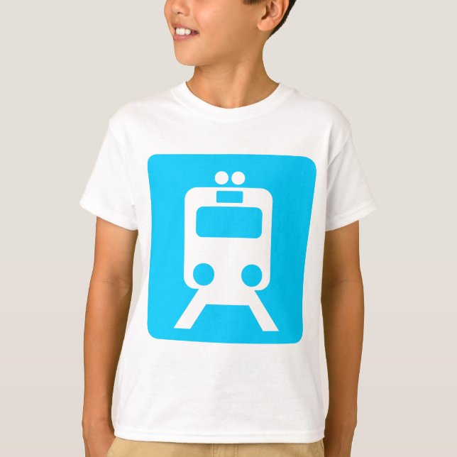 Camiseta Rótulo de trenes - (Anverso)