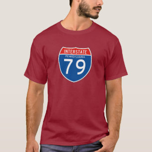 Camiseta Rótulo de un estado a otro 79 - Pennsylvania