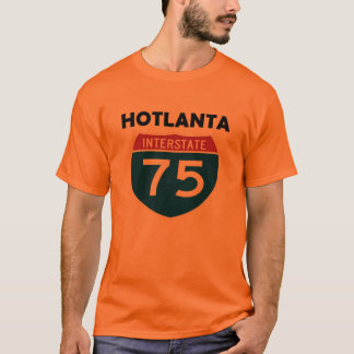 Camiseta Rótulo de un estado a otro de Hotlanta Atlanta