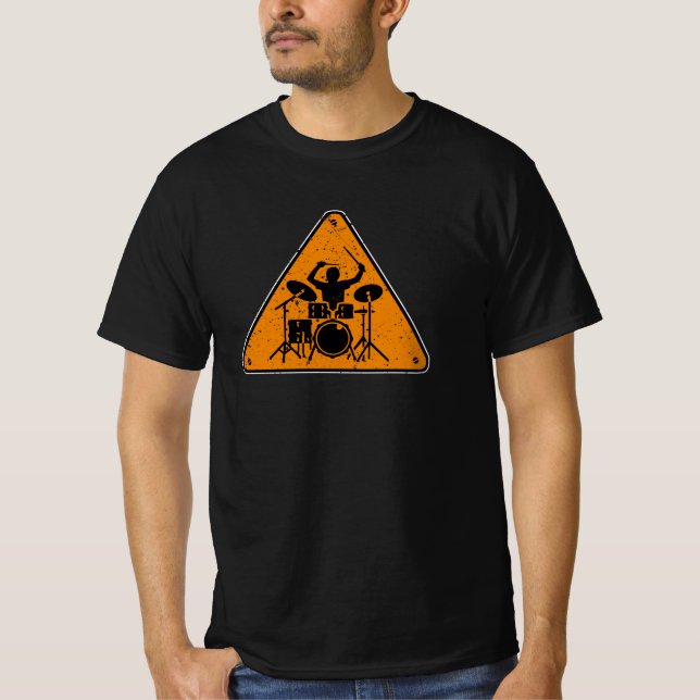Camiseta Rótulo de venado de tambor (Anverso)