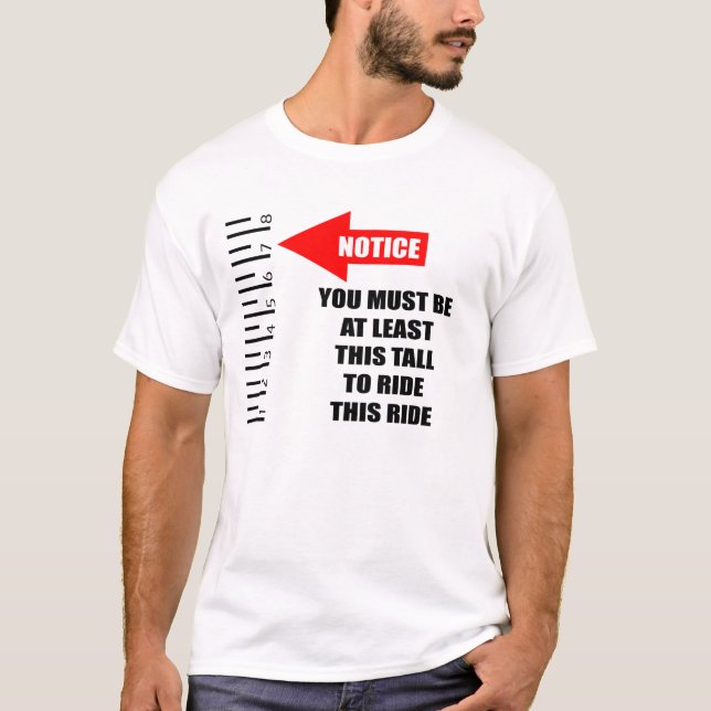 Camiseta Rótulo del aviso (Anverso)