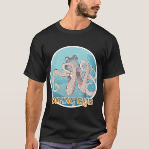 Camiseta Rótulo del club de submarinismo