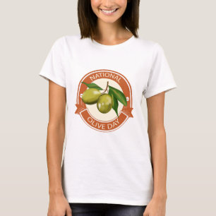Camiseta Rótulo del Día Nacional del Olivo