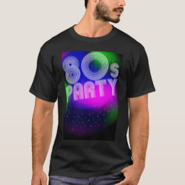 Camiseta Rótulo del fiesta 80s