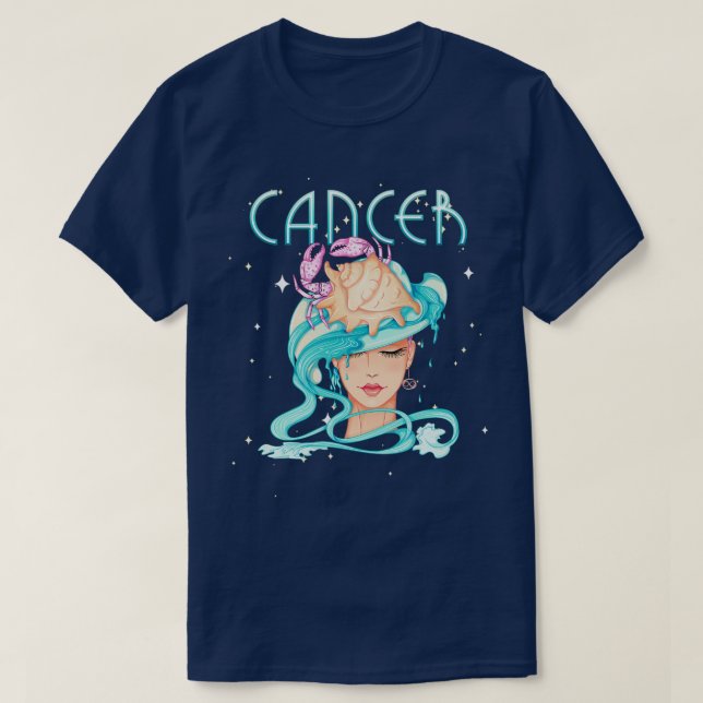 Camiseta Rótulo del horóscopo zodiaco Cumpleaños Astrología (Diseño del anverso)