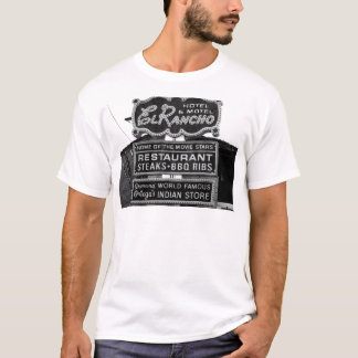 Camiseta Rótulo del hotel del EL Rancho
