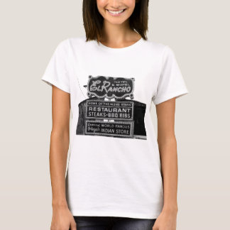 Camiseta Rótulo del hotel del EL Rancho