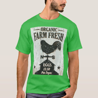 Camiseta Rótulo del mercado de las explotaciones agrícolas