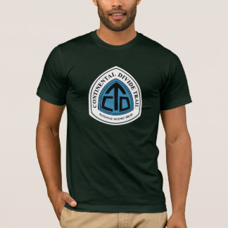 Camiseta Rótulo del rastro de la divisoria continental, los