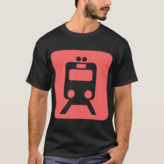 Camiseta Rótulo del tren - (Anverso)