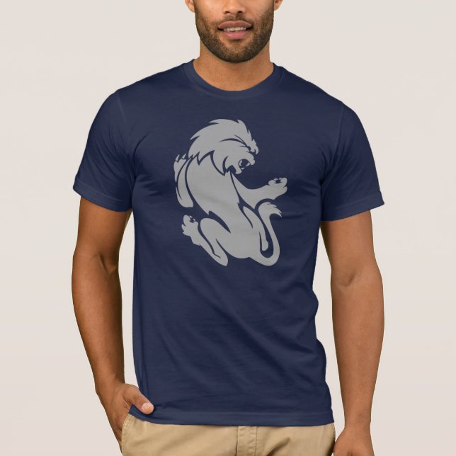 Camiseta Rótulo del zodiaco de Leo - león (Anverso)