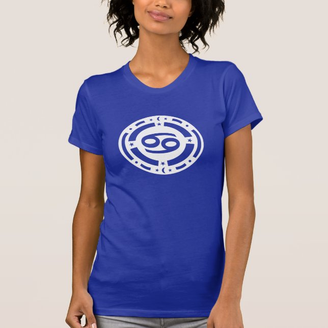 Camiseta Rótulo del zodiaco del cáncer (Anverso)
