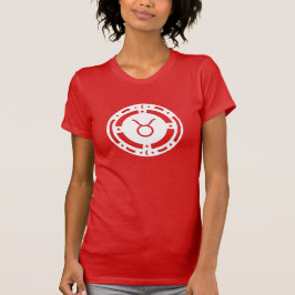 Camiseta Rótulo del zodiaco del tauro