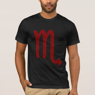 Camiseta Rótulo del zodiaco: Escorpión