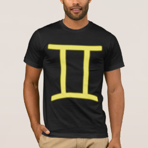 Camiseta Rótulo del zodiaco: Géminis