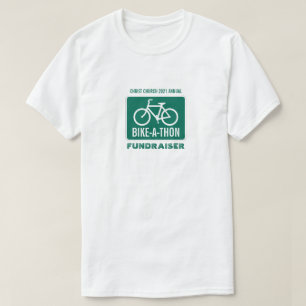 Camiseta Rótulo en bicicleta, evento benéfico de bicicleta