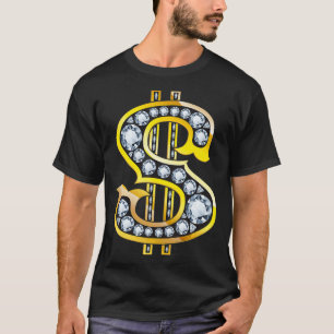 Camiseta Rótulo en dólares Guay Más regalo de dinero en efe