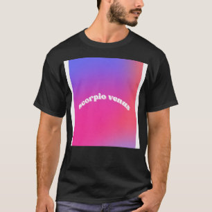Camiseta Rótulo Escorpio Venus Zodiac