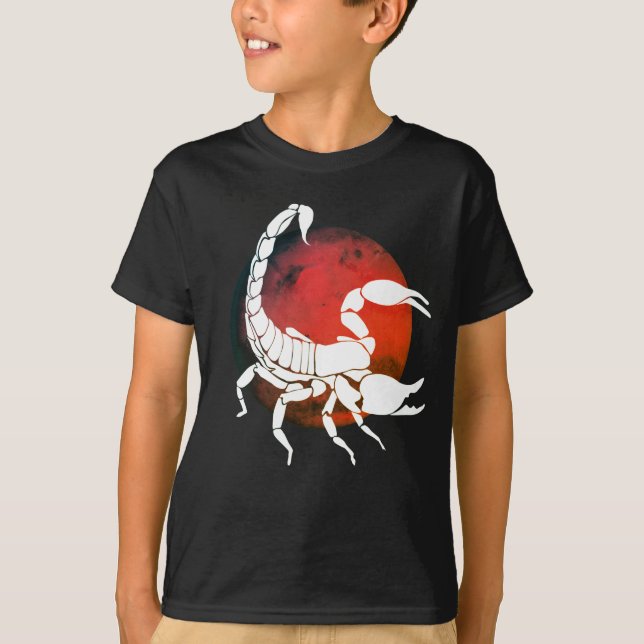 Camiseta Rótulo Escorpio Zodiac (Anverso)