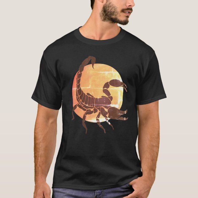 Camiseta Rótulo Escorpio Zodiac (Anverso)