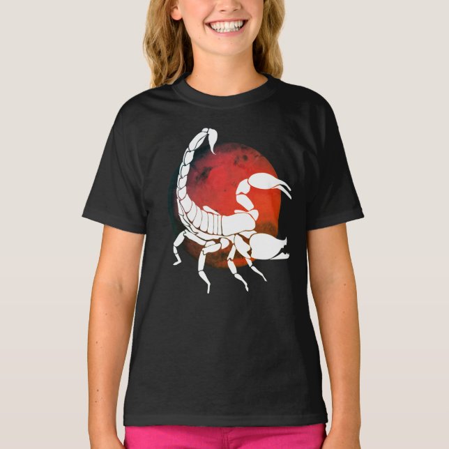 Camiseta Rótulo Escorpio Zodiac (Anverso)