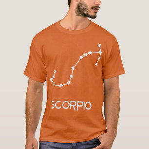 Camiseta Rótulo Escorpio Zodiac