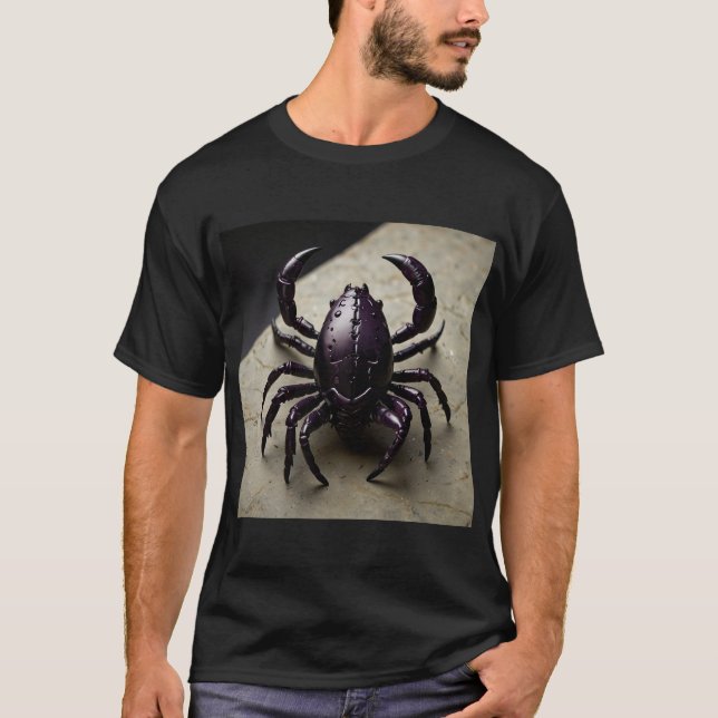 Camiseta Rótulo Escorpio Zodiac | Almas apasionadas (Anverso)
