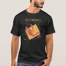 Camiseta Rótulo Escorpio Zodiac y cita regalo elegante mode